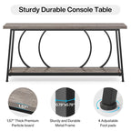 70.9 Inch Sofa Console Table with Storage for Entryway Hallway Living Room Behind Couch