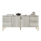 CraftPorch Modern and Luxury Clean-Lines Sideboard