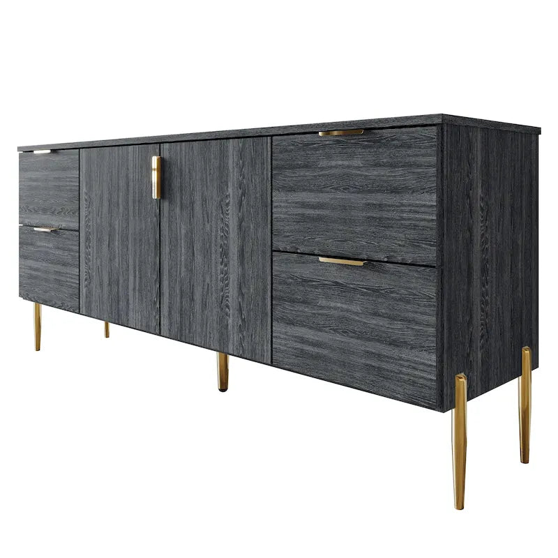 CraftPorch Modern and Luxury Clean-Lines Sideboard