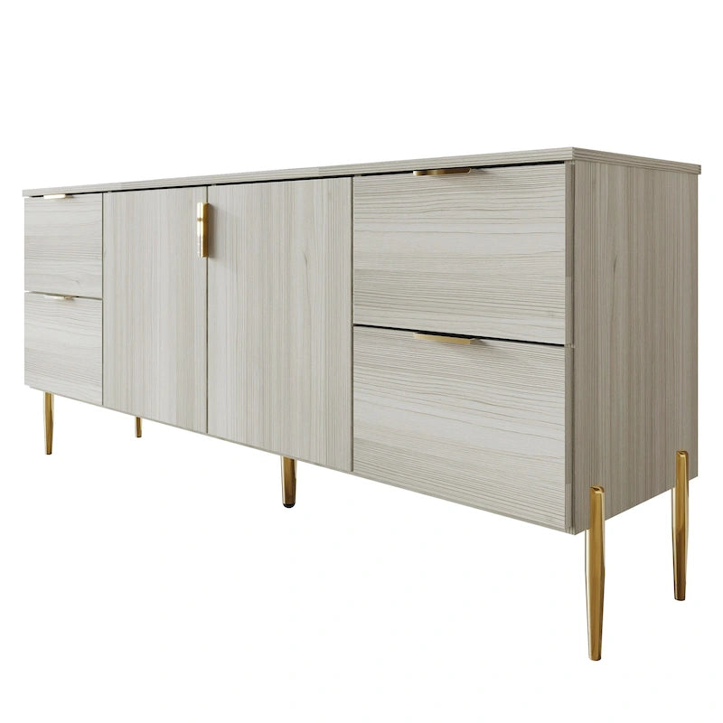 CraftPorch Modern and Luxury Clean-Lines Sideboard