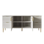 CraftPorch Modern and Luxury Clean-Lines Sideboard