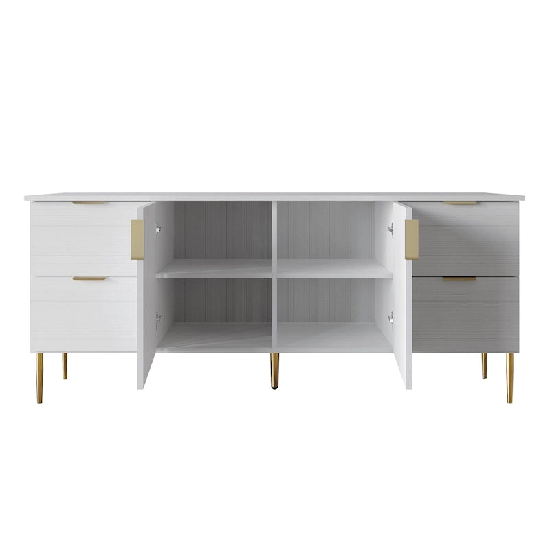 CraftPorch Modern and Luxury Clean-Lines Sideboard