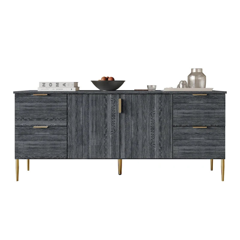 CraftPorch Modern and Luxury Clean-Lines Sideboard