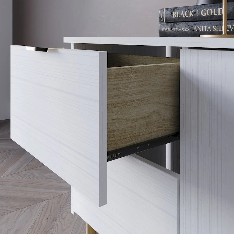 CraftPorch Modern and Luxury Clean-Lines Sideboard