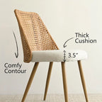 Fabric Upholstered Dining Chair (Set of 4)