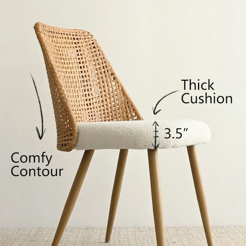 Fabric Upholstered Dining Chair (Set of 4)