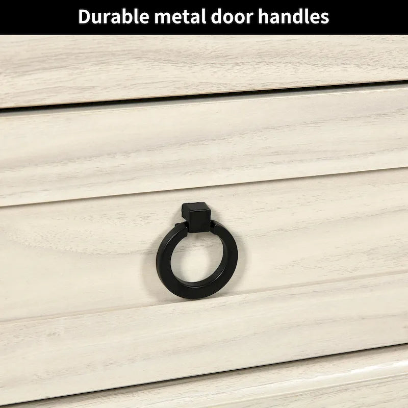 Moasis 35-Inch Farmhouse Console Table, Entry Table with 2 Drawers and Cabinet for Living Room