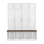Multi-Functional Hall Tree Entryway Cabinet with Multiple Storage Space