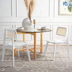 SAFAVIEH Luz Cane Dining Chair - 17 W x 20 D x 32 H - 17Wx20Dx32H