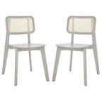 SAFAVIEH Luz Cane Dining Chair - 17 W x 20 D x 32 H - 17Wx20Dx32H