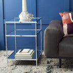 SAFAVIEH Vida 3-Tier Accent Table - 22 W x 18 D x 27 H - 22Wx18Dx27H