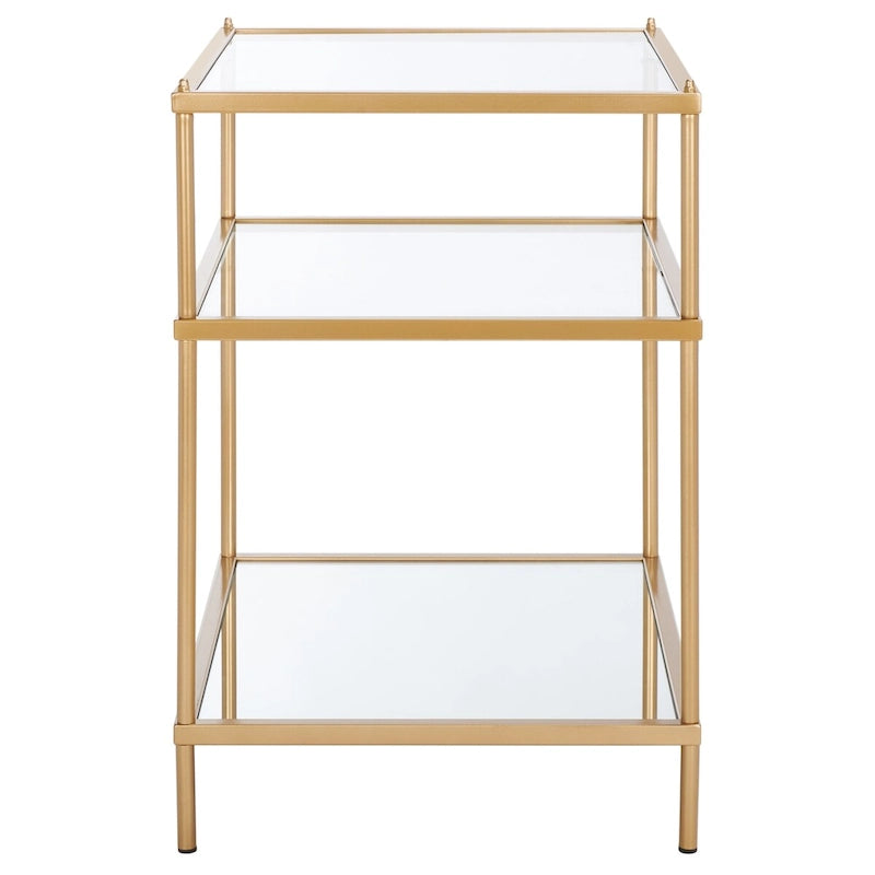 SAFAVIEH Vida 3-Tier Accent Table - 22 W x 18 D x 27 H - 22Wx18Dx27H