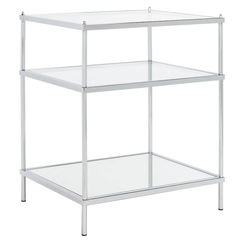 SAFAVIEH Vida 3-Tier Accent Table - 22 W x 18 D x 27 H - 22Wx18Dx27H