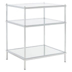 SAFAVIEH Vida 3-Tier Accent Table - 22 W x 18 D x 27 H - 22Wx18Dx27H