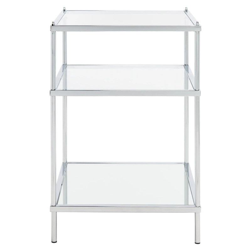 SAFAVIEH Vida 3-Tier Accent Table - 22 W x 18 D x 27 H - 22Wx18Dx27H