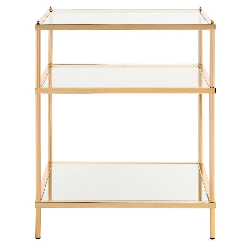 SAFAVIEH Vida 3-Tier Accent Table - 22 W x 18 D x 27 H - 22Wx18Dx27H