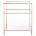 SAFAVIEH Vida 3-Tier Accent Table - 22 W x 18 D x 27 H - 22Wx18Dx27H