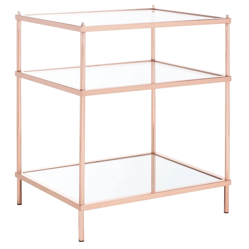 SAFAVIEH Vida 3-Tier Accent Table - 22 W x 18 D x 27 H - 22Wx18Dx27H