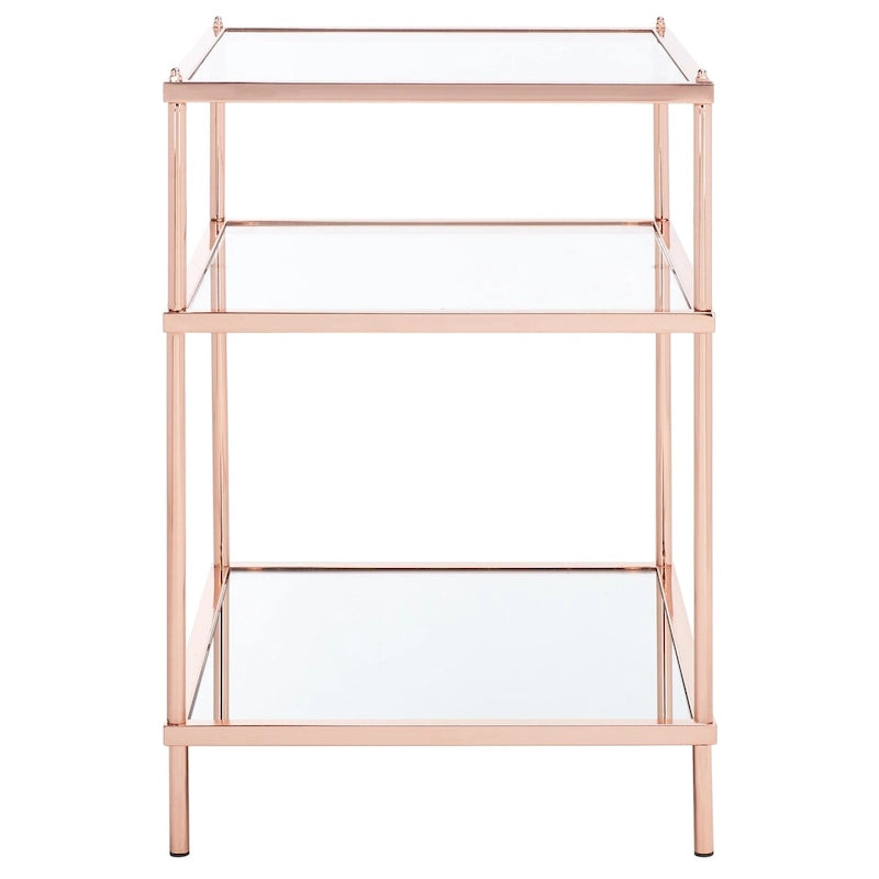 SAFAVIEH Vida 3-Tier Accent Table - 22 W x 18 D x 27 H - 22Wx18Dx27H