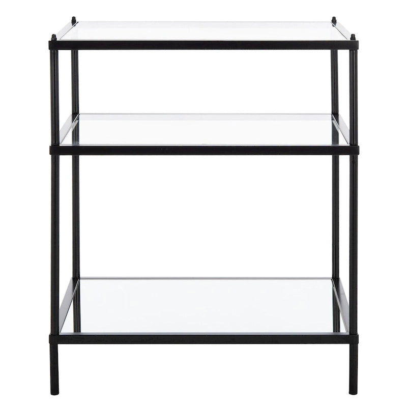 SAFAVIEH Vida 3-Tier Accent Table - 22 W x 18 D x 27 H - 22Wx18Dx27H