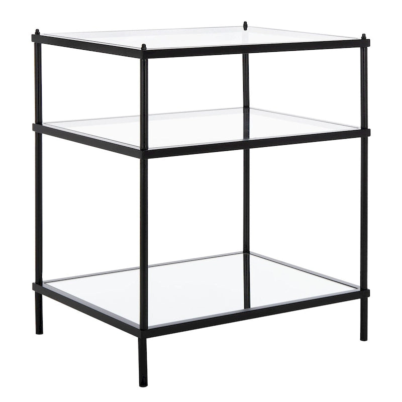 SAFAVIEH Vida 3-Tier Accent Table - 22 W x 18 D x 27 H - 22Wx18Dx27H