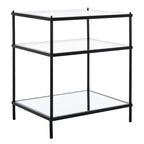 SAFAVIEH Vida 3-Tier Accent Table - 22 W x 18 D x 27 H - 22Wx18Dx27H