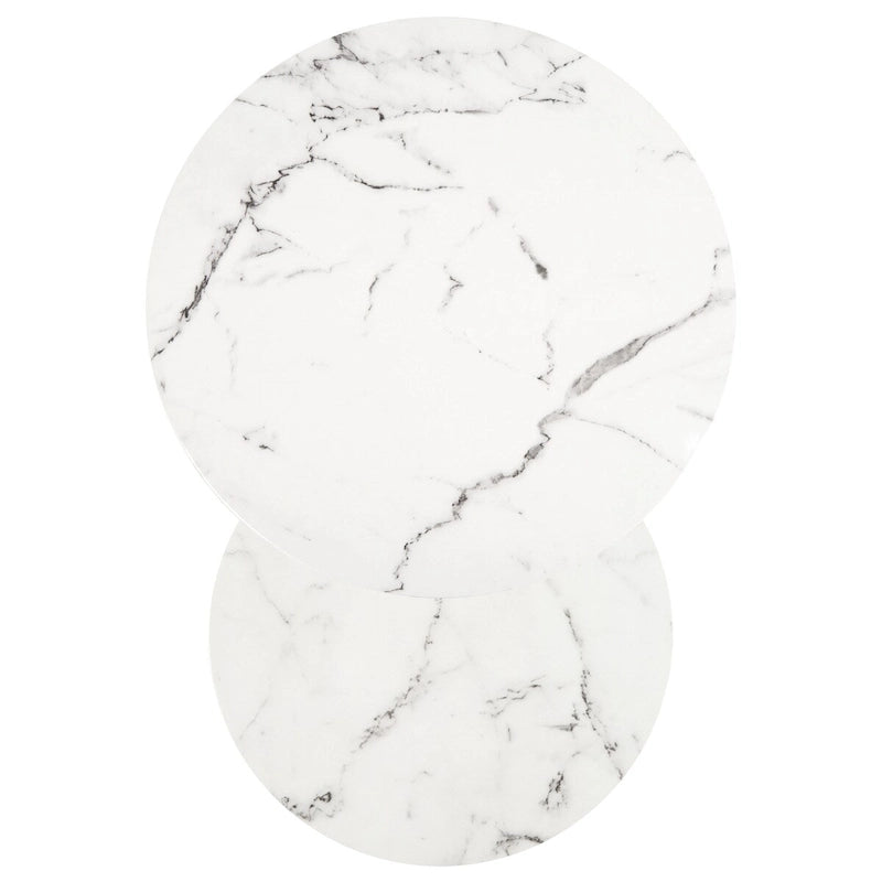 SAFAVIEH Elberta 2 Round Nesting Coffee Table - 43 L x 36 D x 18 H - 32Wx32Dx18H