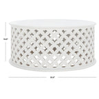 SAFAVIEH Antkea Round Coffee Table - 35 L x 35 D x 16 H - 35Wx35Dx16H