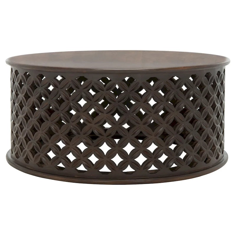 SAFAVIEH Antkea Round Coffee Table - 35 L x 35 D x 16 H - 35Wx35Dx16H