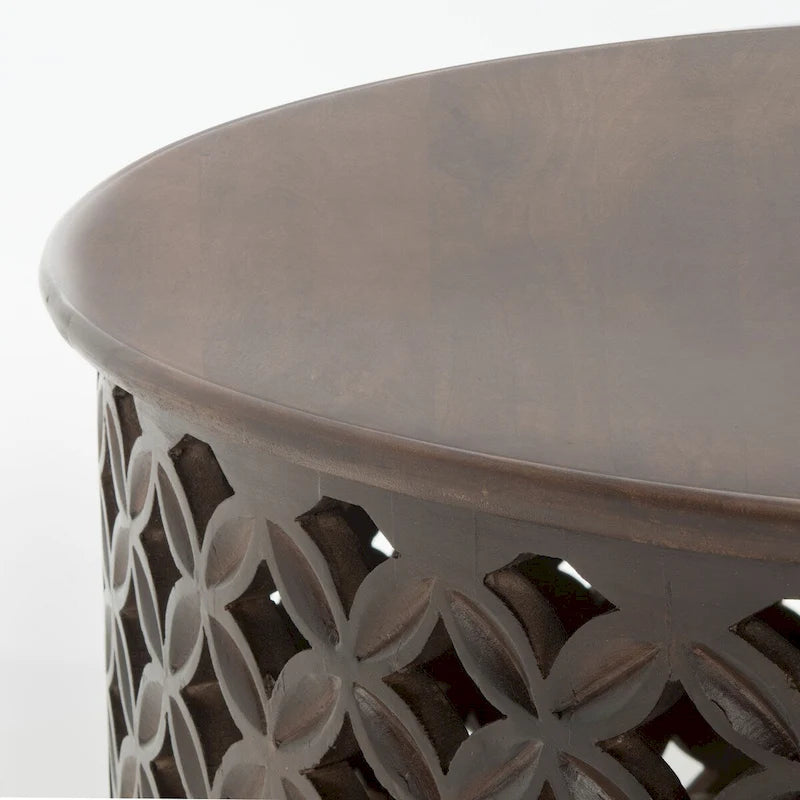 SAFAVIEH Antkea Round Coffee Table - 35 L x 35 D x 16 H - 35Wx35Dx16H