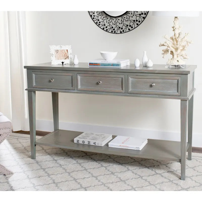 SAFAVIEH Thea Sepia Console - 60 x 20 x 35.4 - 60Wx20Dx35H