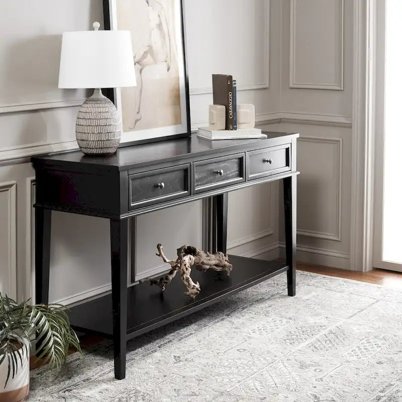 SAFAVIEH Thea Sepia Console - 60 x 20 x 35.4 - 60Wx20Dx35H