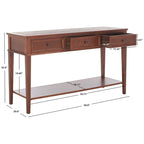 SAFAVIEH Thea Sepia Console - 60 x 20 x 35.4 - 60Wx20Dx35H