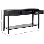 SAFAVIEH Thea Sepia Console - 60 x 20 x 35.4 - 60Wx20Dx35H