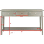 SAFAVIEH Thea Sepia Console - 60 x 20 x 35.4 - 60Wx20Dx35H