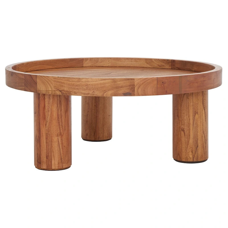 SAFAVIEH Leena 3 Leg Round Coffee Table - 36 W x 36 D x 15 H - 36Wx36Dx15H