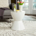 SAFAVIEH Elektra Concrete Indoor/Outdoor Accent Table - 14.9 x 14.9 x 17.7 - 15Wx15Dx18H
