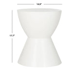 SAFAVIEH Elektra Concrete Indoor/Outdoor Accent Table - 14.9 x 14.9 x 17.7 - 15Wx15Dx18H