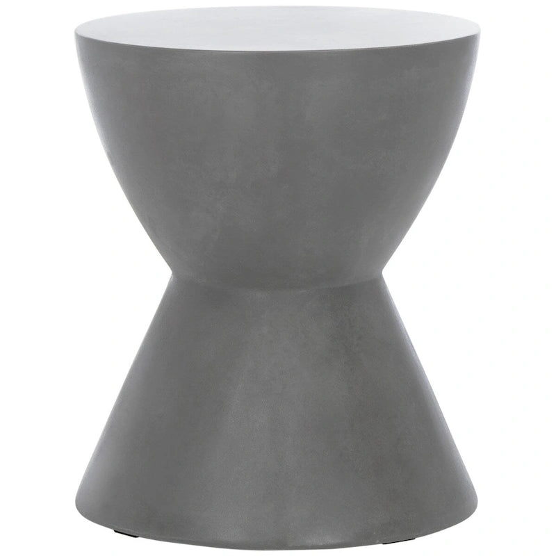 SAFAVIEH Elektra Concrete Indoor/Outdoor Accent Table - 14.9 x 14.9 x 17.7 - 15Wx15Dx18H