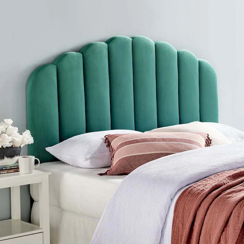 Veronique Twin Performance Velvet Headboard