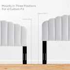 Veronique Twin Performance Velvet Headboard