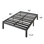 King Size Heavy Duty Steel Bed Frame