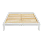 Yume Solid Wood Platform Bed with Japanese Joinery