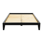 Yume Solid Wood Platform Bed with Japanese Joinery