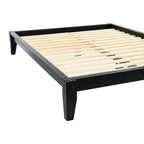 Yume Solid Wood Platform Bed with Japanese Joinery