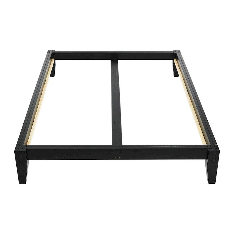 Yume Solid Wood Platform Bed with Japanese Joinery