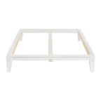 Yume Solid Wood Platform Bed with Japanese Joinery