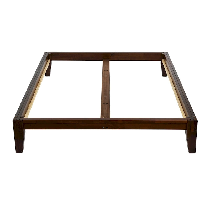 Yume Solid Wood Platform Bed with Japanese Joinery