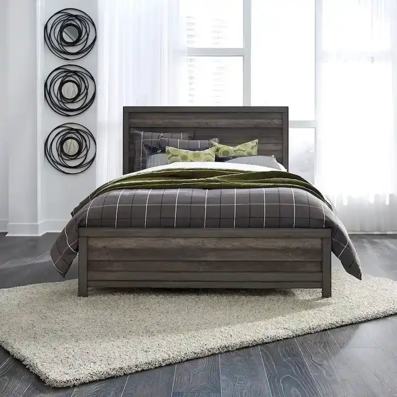 Tanners Creek Greystone King California Panel Bed