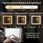 Farmhouse Makeup Vanity Desk, Vanity Table, Vanity Set, Stool Included